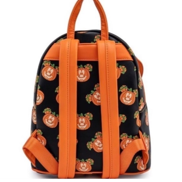 Loungefly Disney Mickey-O-Lantern Mini Backpack‎ And Pin main image 7
